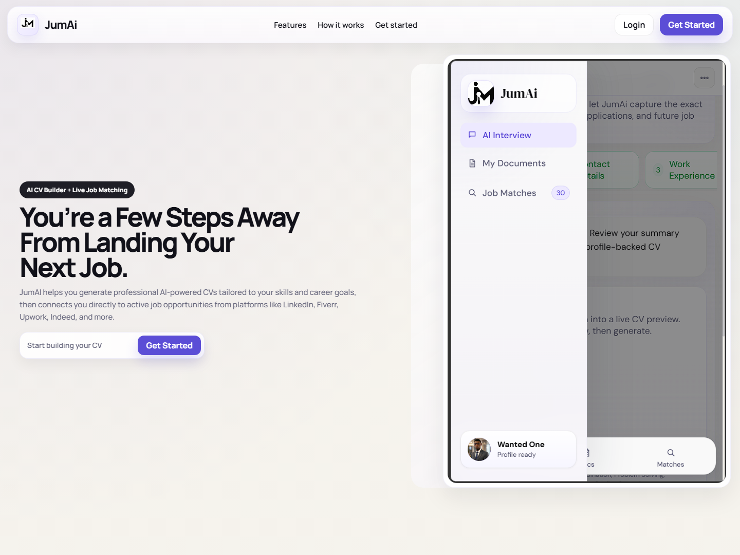 JUMAI website preview